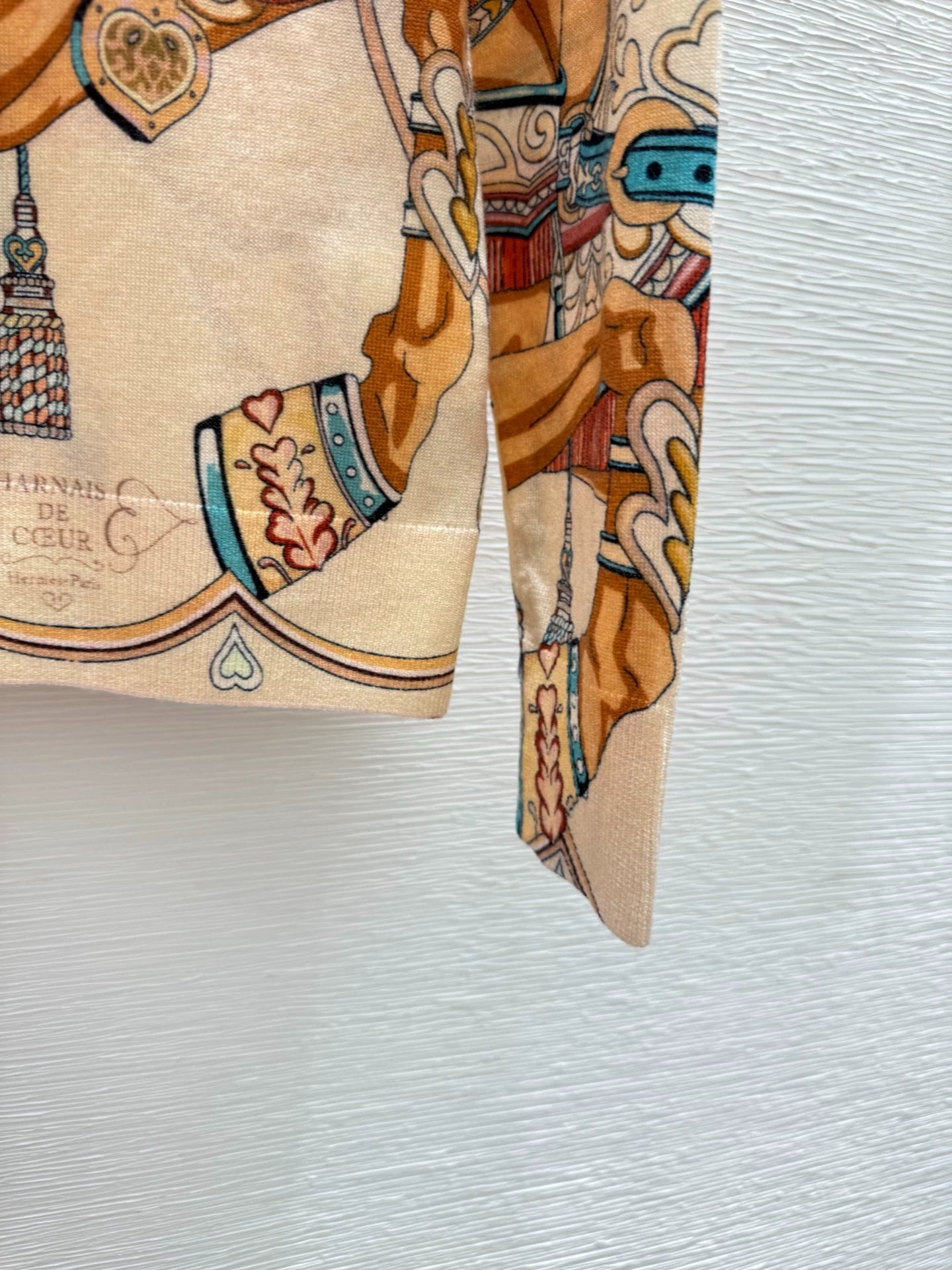 Horse head pattern knitted sweater