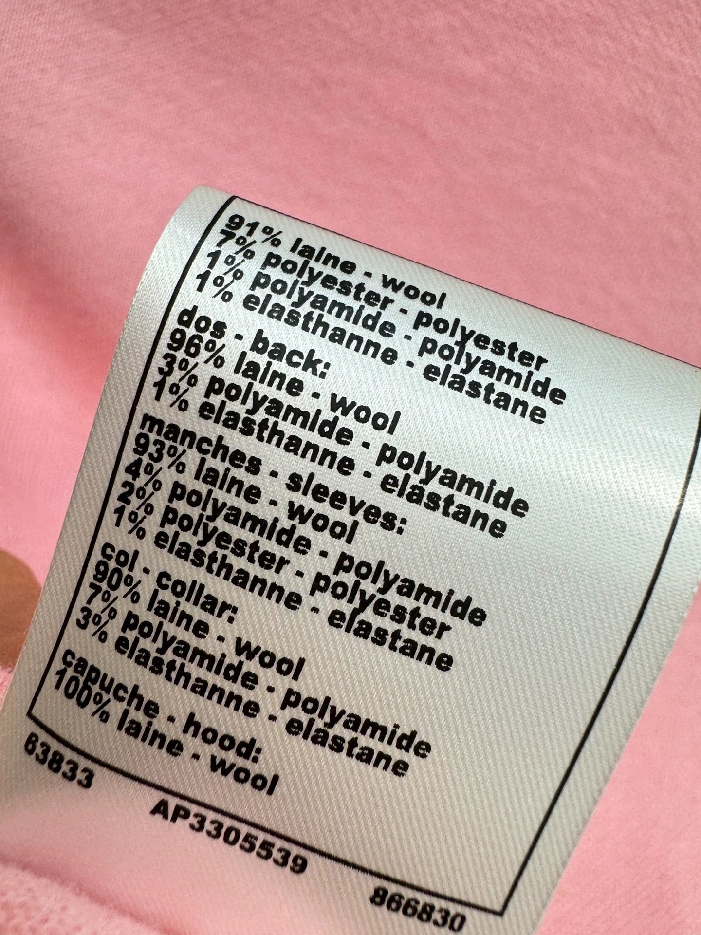 High necked woolen sweater