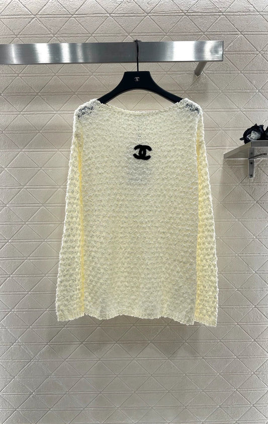 25fw Belt knitted long top