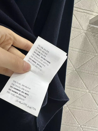 25fw Color blocking knitted long sleeves