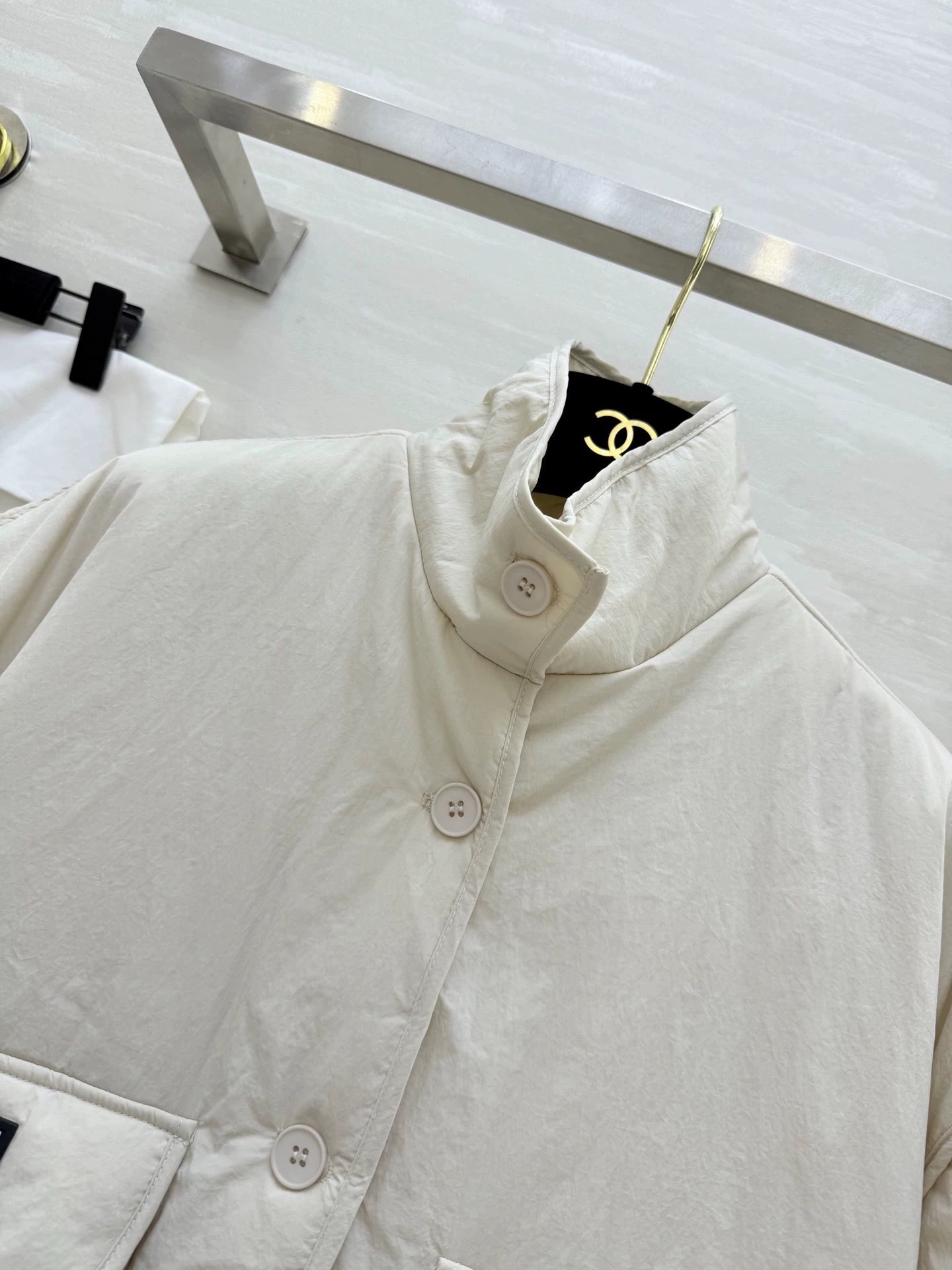 Stand collar jacket style down cotton jacket