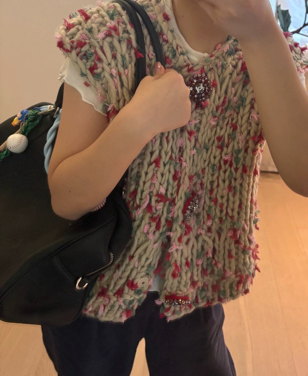 25fw Colorful woven vest（Medieval Series）