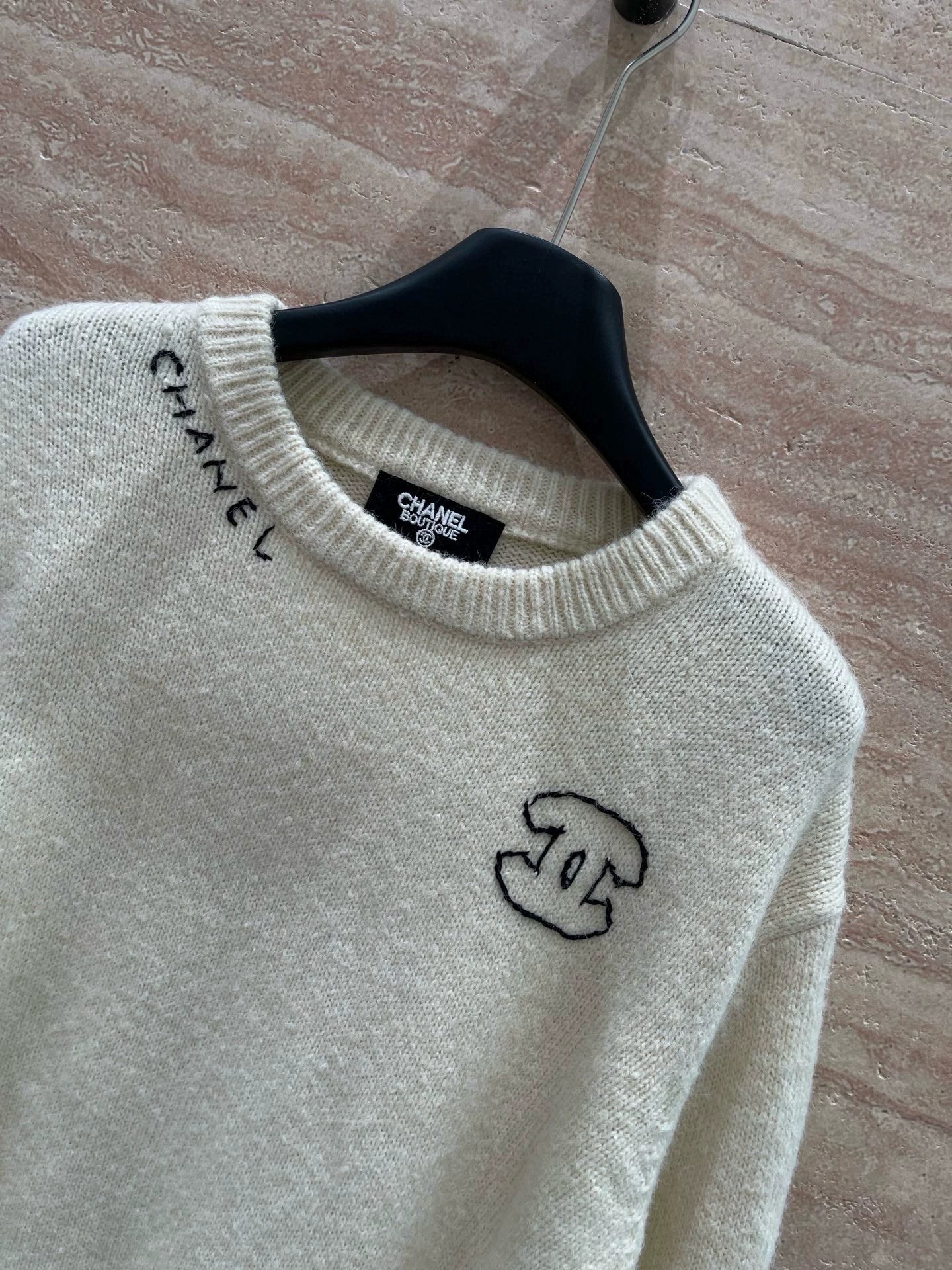 Double C Jacquard Sweater