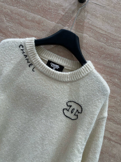 Double C Jacquard Sweater