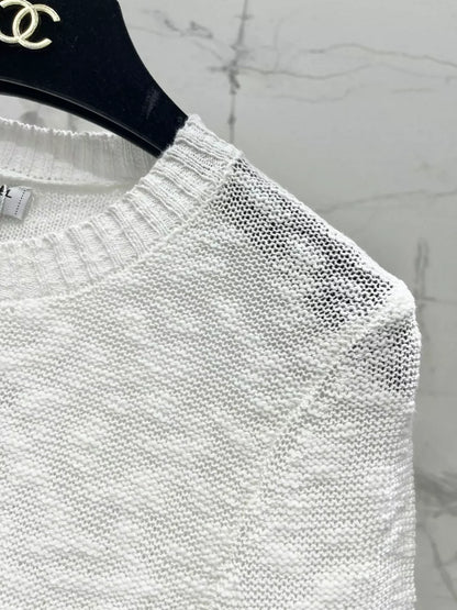 25 new product Embroidered knitted short sleeves