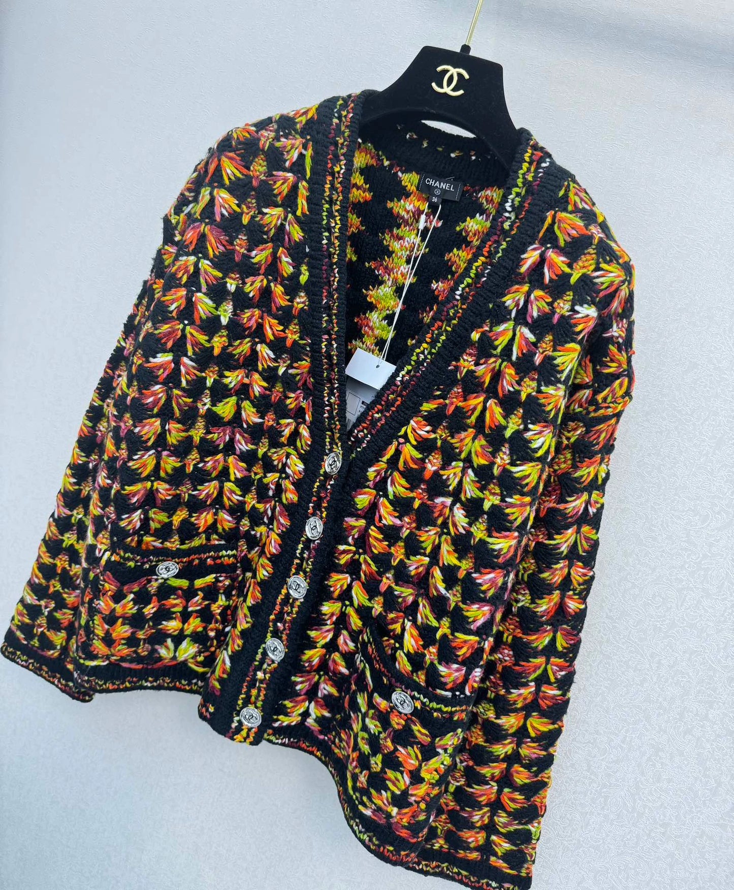 Colorful Knitted Cardigan