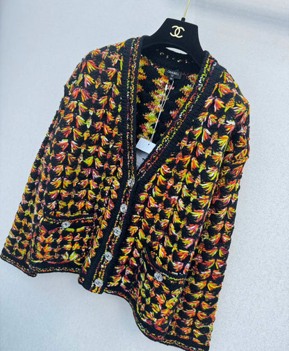 Colorful Knitted Cardigan