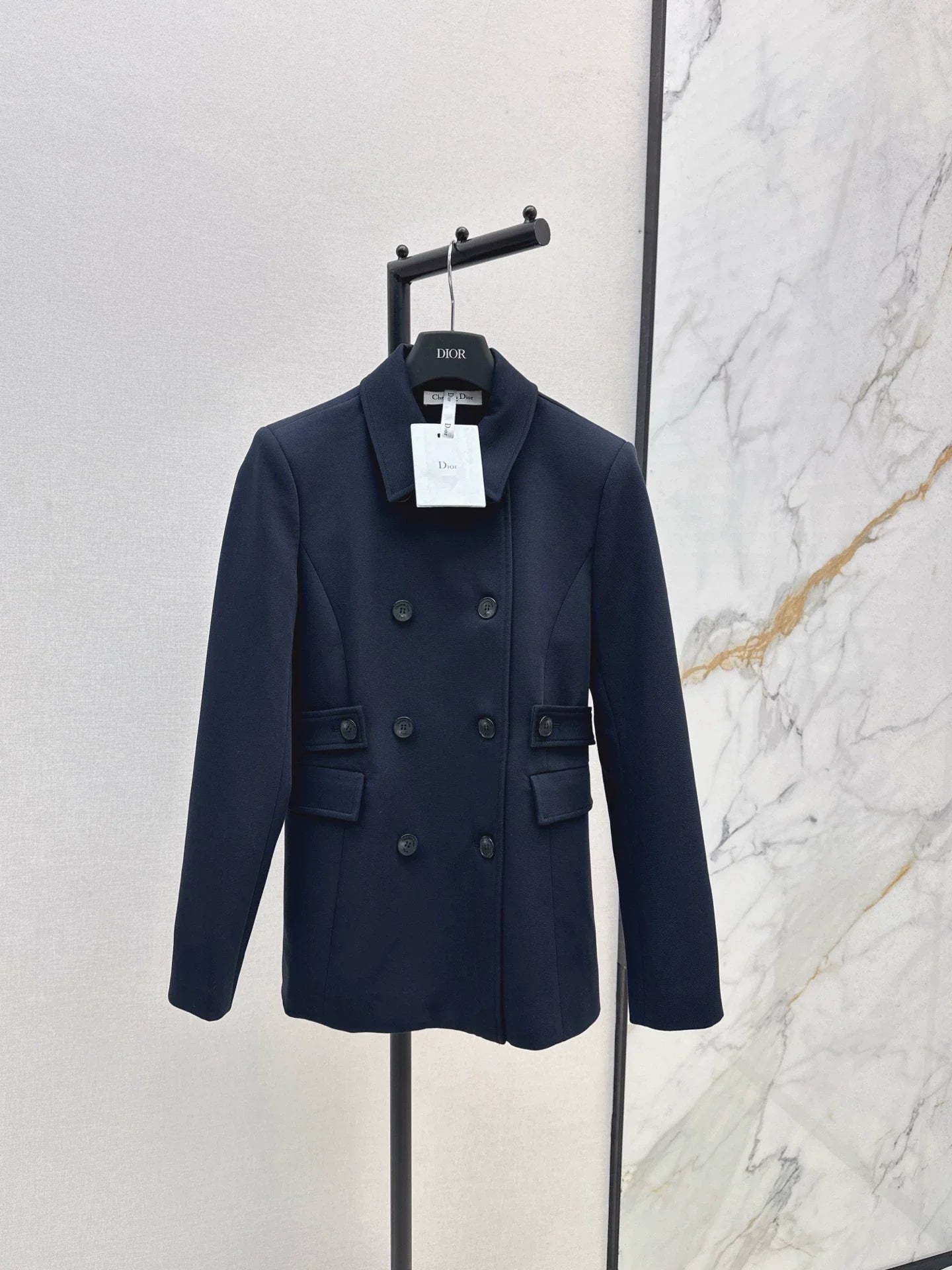 25fw Classic Lapel Double-Breasted Blazer