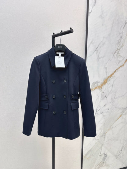 25fw Classic Lapel Double-Breasted Blazer