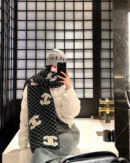 25fw Double sided new scarf