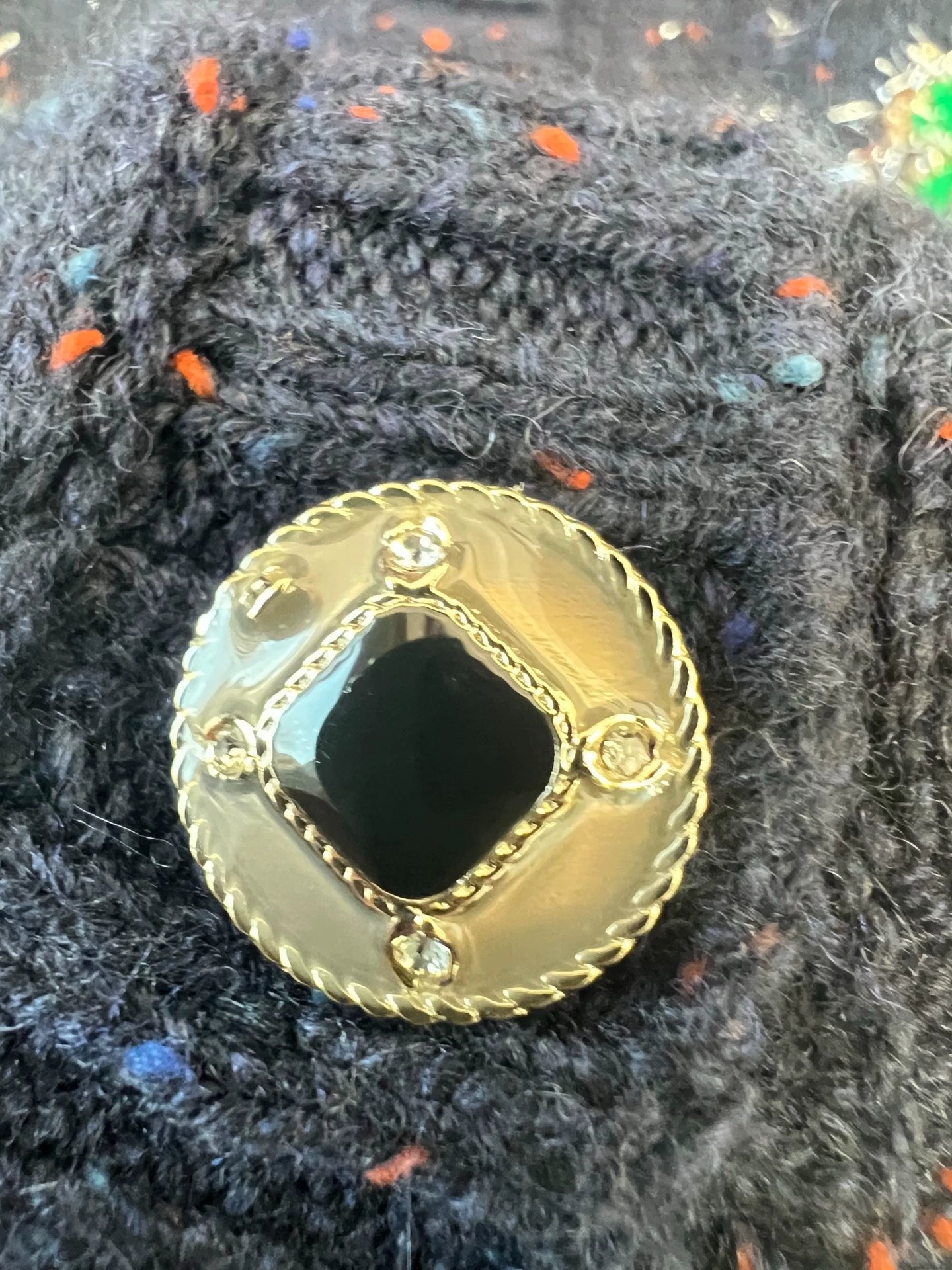 Deer knitted cardigan