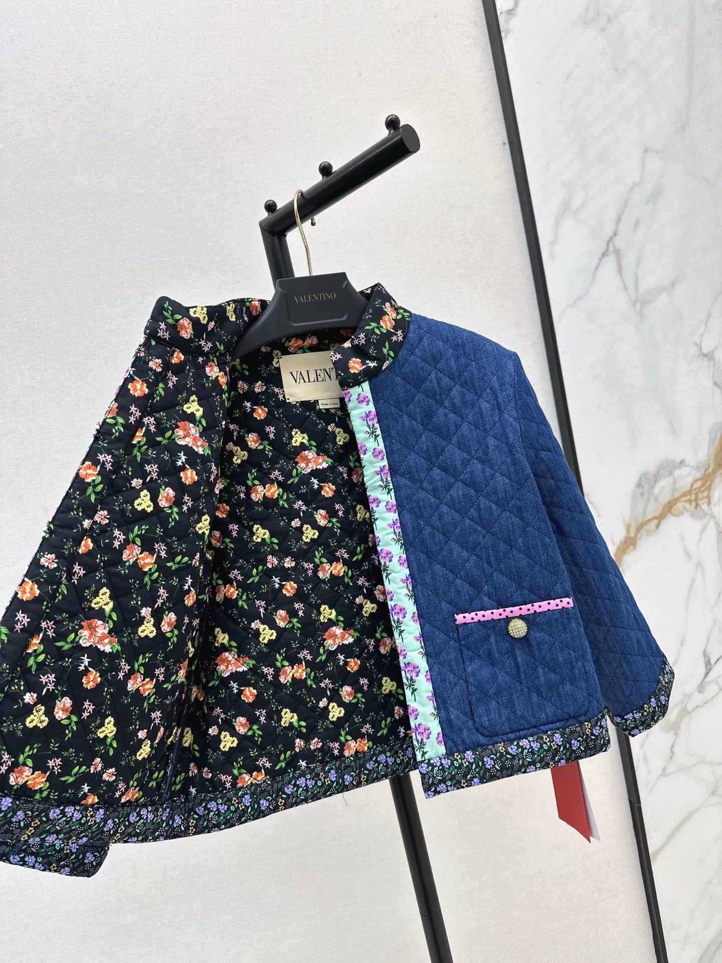 25fw Nine inch sleeve denim cotton jacket