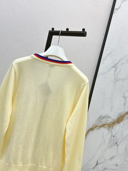 25fw Embroidered decorative cardigan