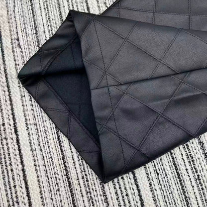 Lingge Design Pu Leather Pants