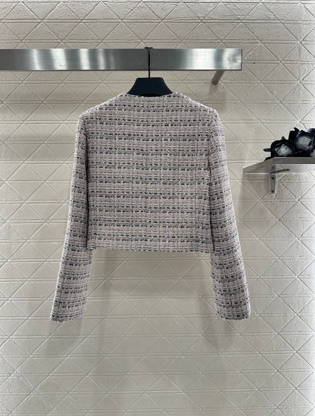 25fw Round neck slanted collar set