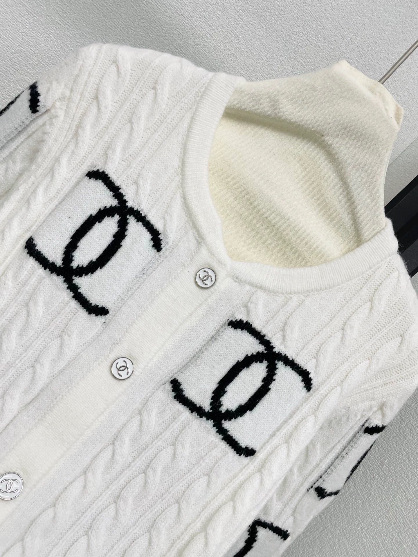 Double C Fried Dough Twists cardigan