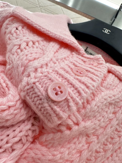 25fw Collar Knitted Top