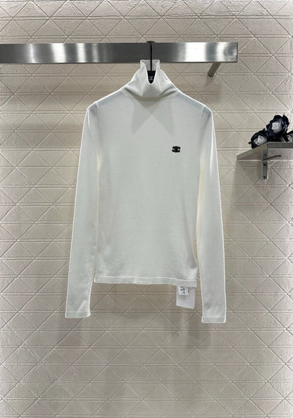 25fw High neck base shirt