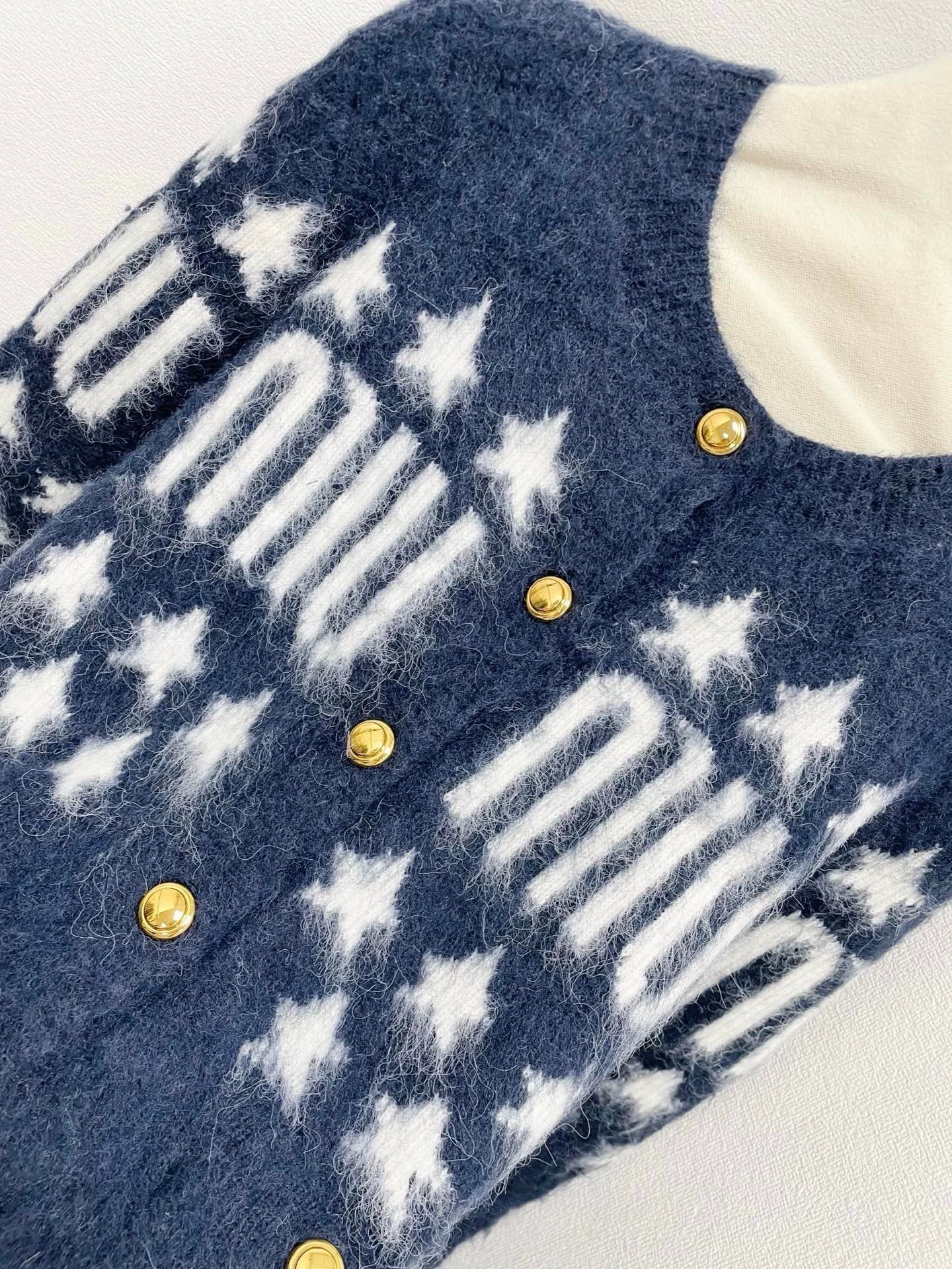 25fw Jacquard plush cardigan