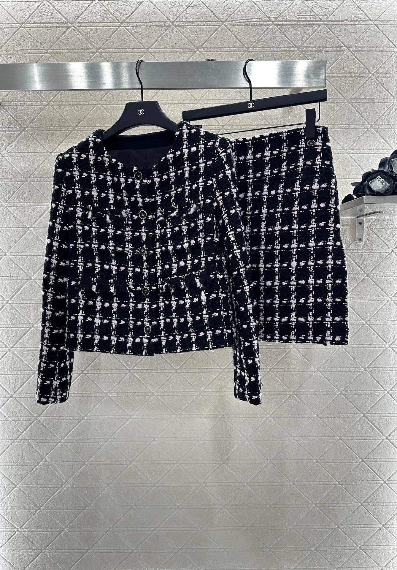 25fw Knitted dress set