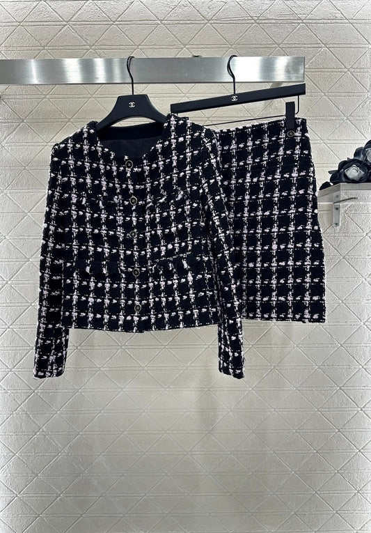 25fw Knitted dress set