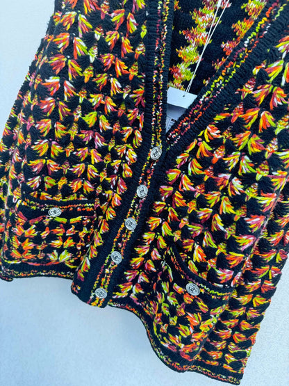 Colorful Knitted Cardigan