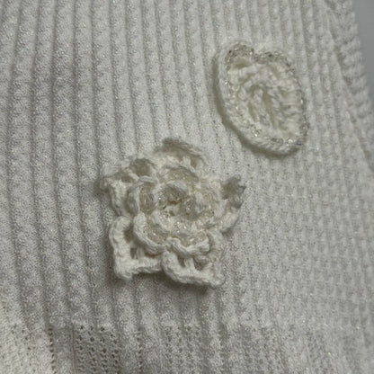 25fw Three dimensional crochet hollow dress