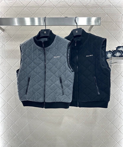 25fw Polar fleece standing collar vest