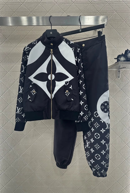 25fw Zipper jacket and pants set