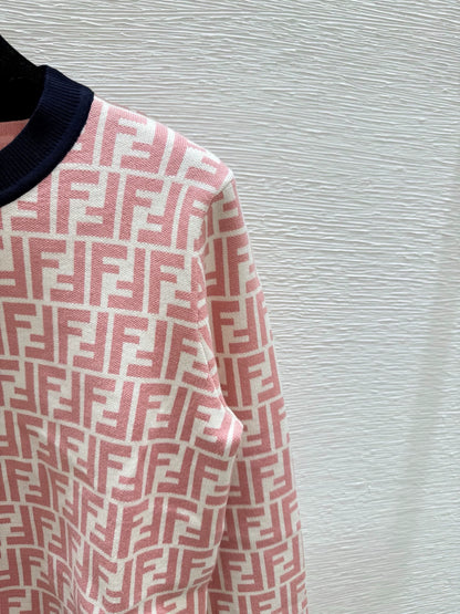 25fw Old flower knitted cardigan