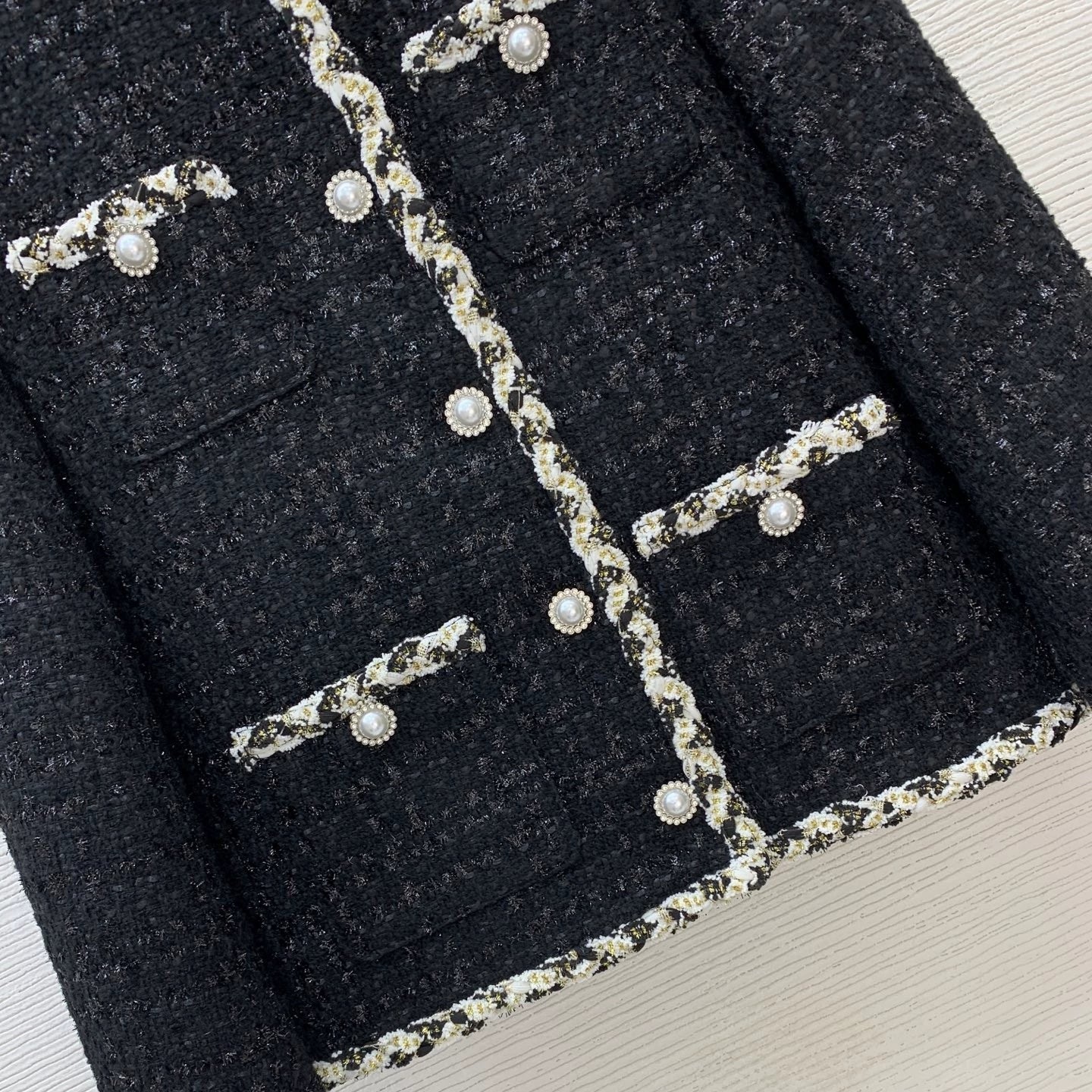 25fw Silver silk woven blended jacket