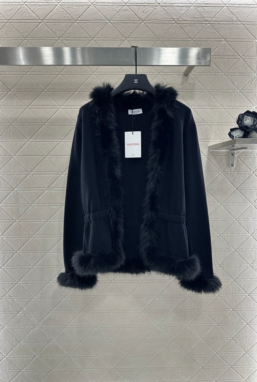 Knitted cardigan jacket