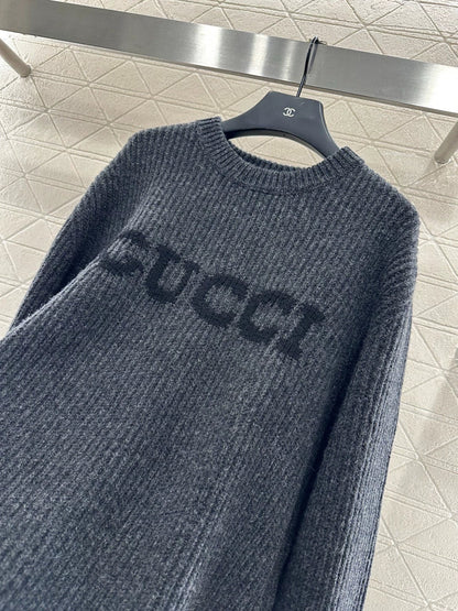 25fw Letter pullover sweater