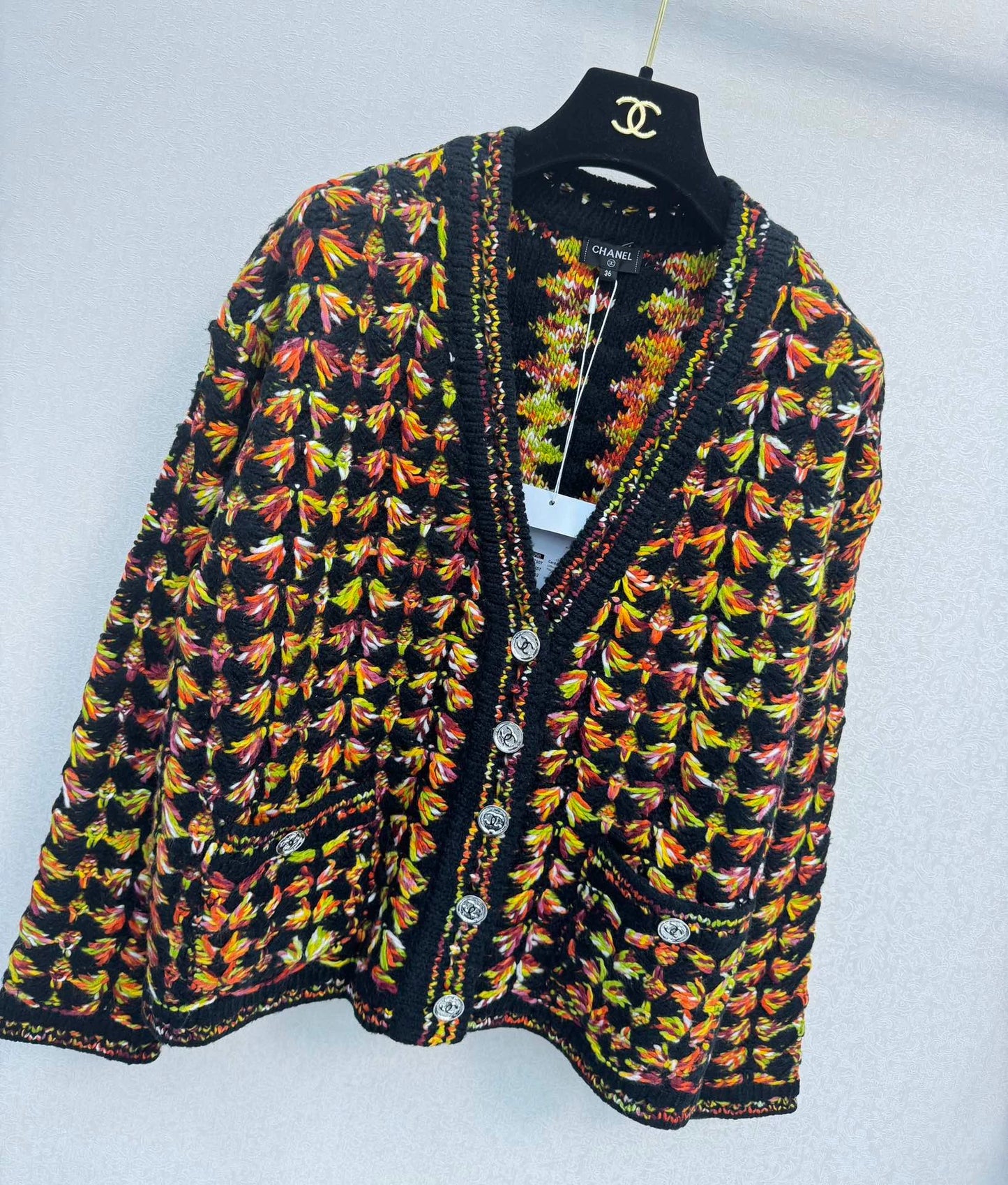 Colorful Knitted Cardigan