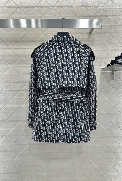 25fw Cape double breasted windbreaker