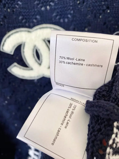 25fw Hollow knit long sleeved top