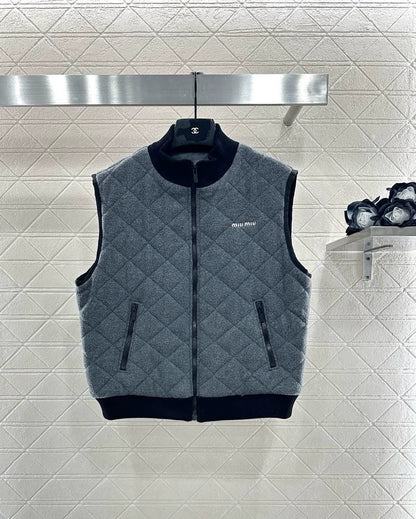 25fw Polar fleece standing collar vest