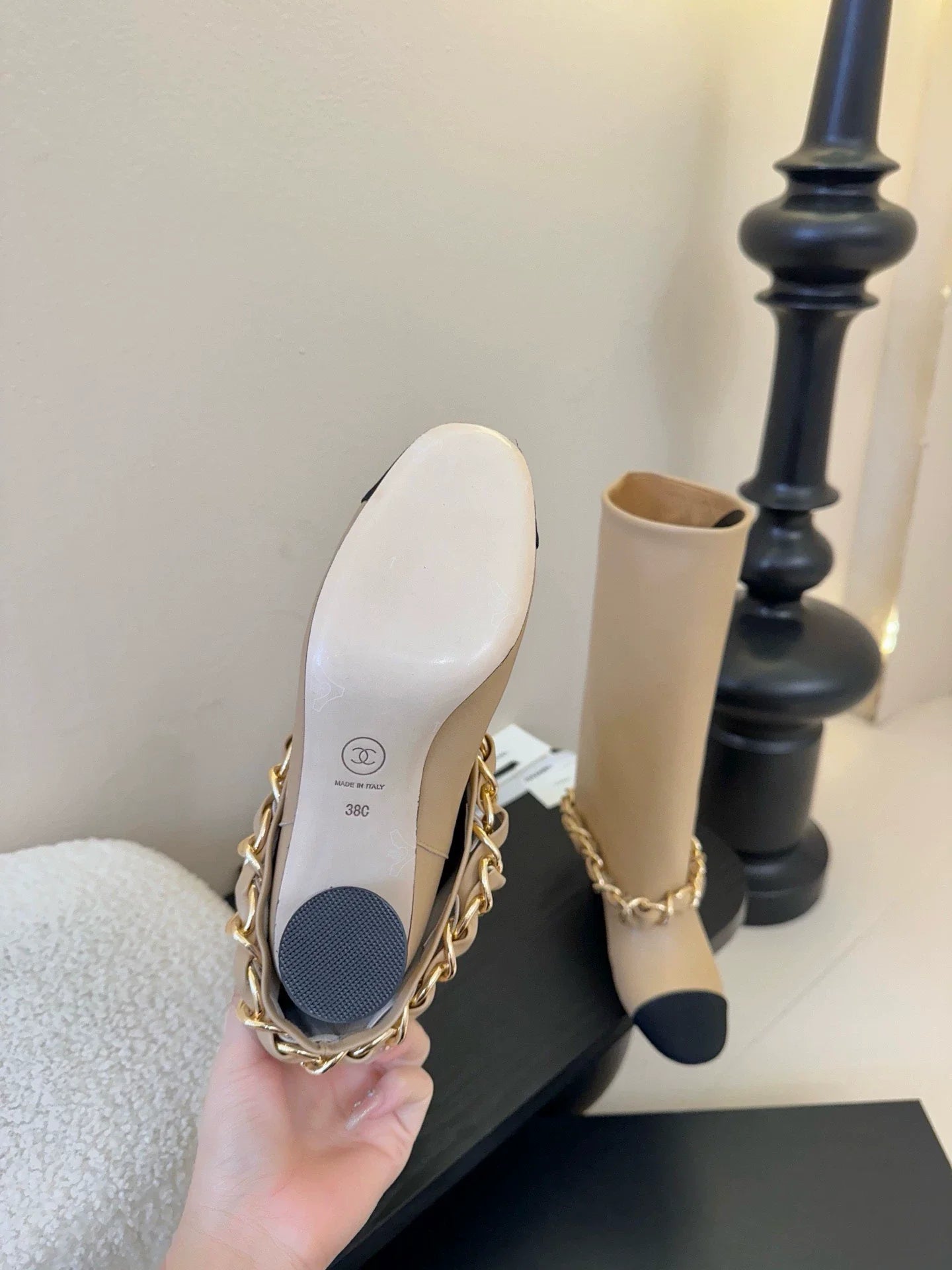 25SS new chain knight boots