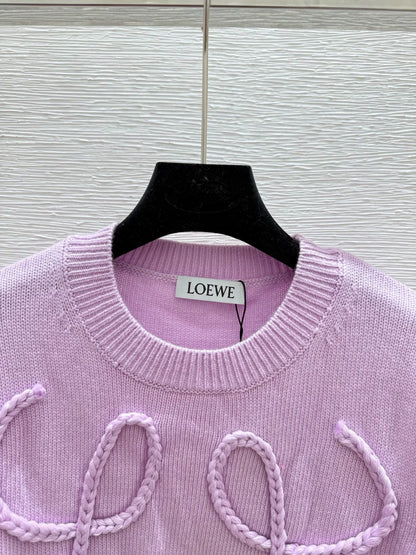 25fw Letter jacquard sweater