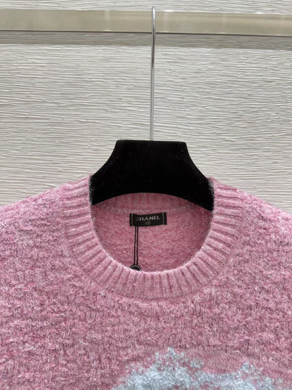 Rose Jacquard Sweater