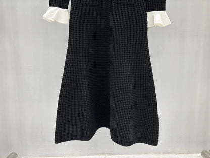 25fw Pearl Knitted Dress