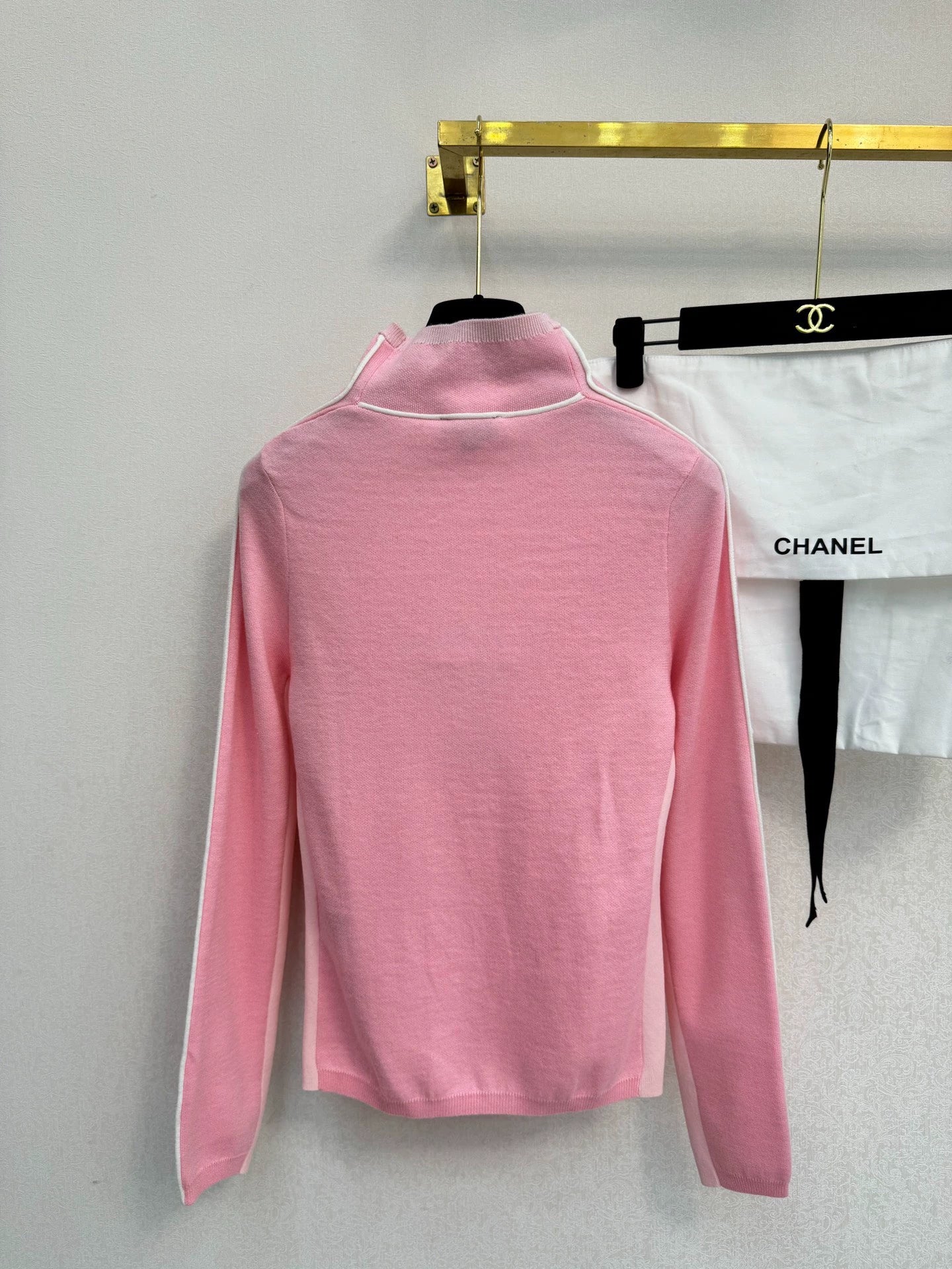 High necked woolen sweater