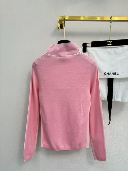 High necked woolen sweater