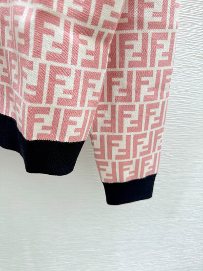 25fw Old flower knitted cardigan