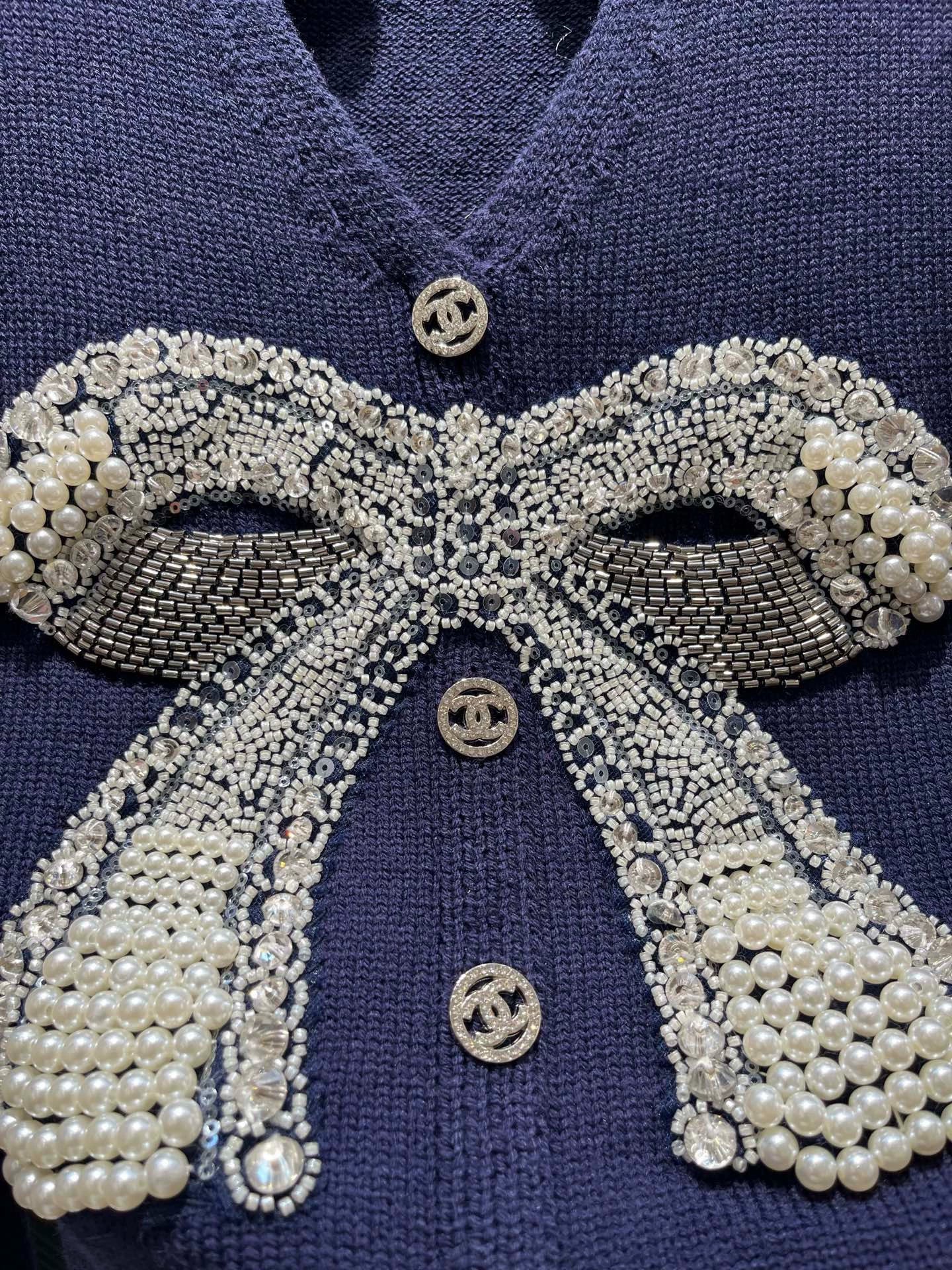 25fw Bow tie stand up collar sweater（Medieval Series）