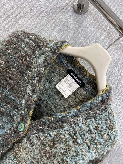 Misty Forest V-neck Knitted Cardigan