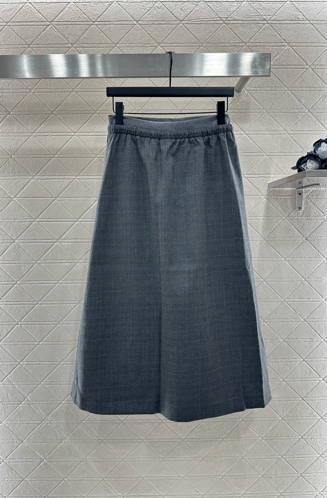 25fw Collar jacket drawstring skirt set