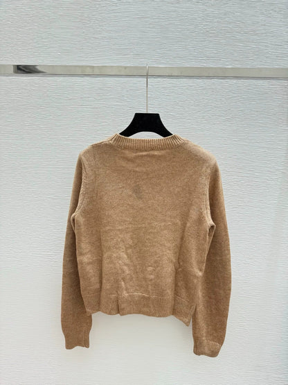 25fw Letter jacquard sweater