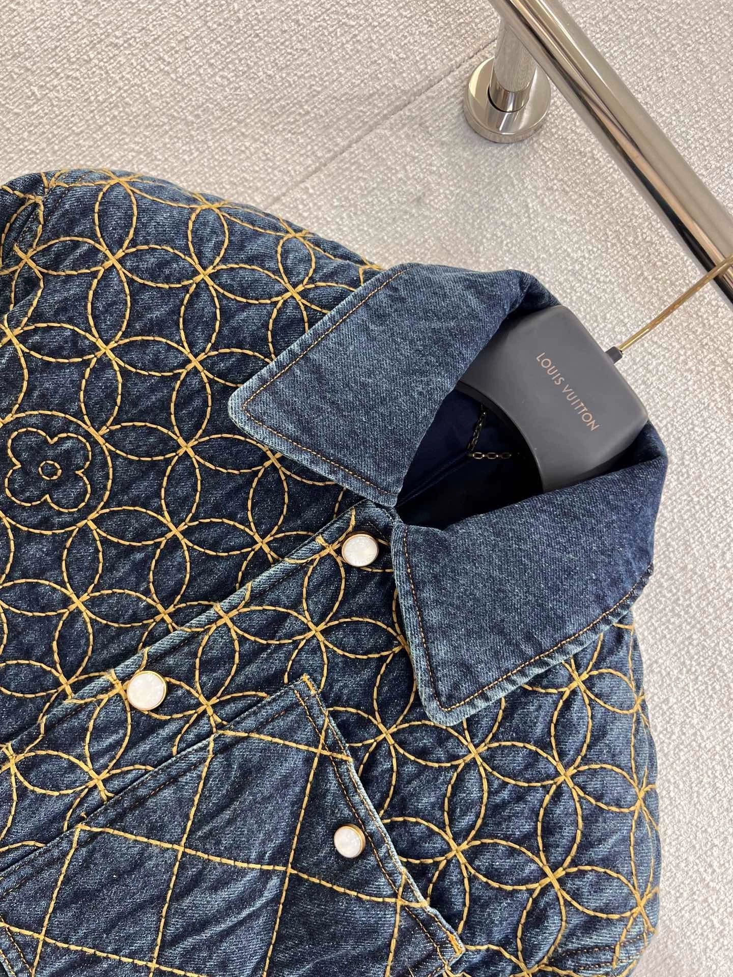 Retro Embroidered Denim Jacket
