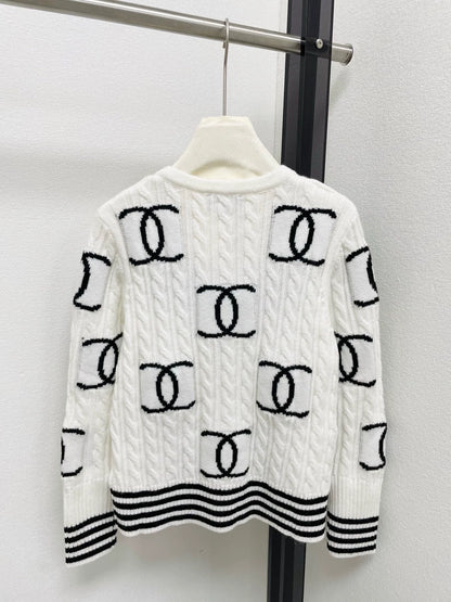 Double C Fried Dough Twists cardigan